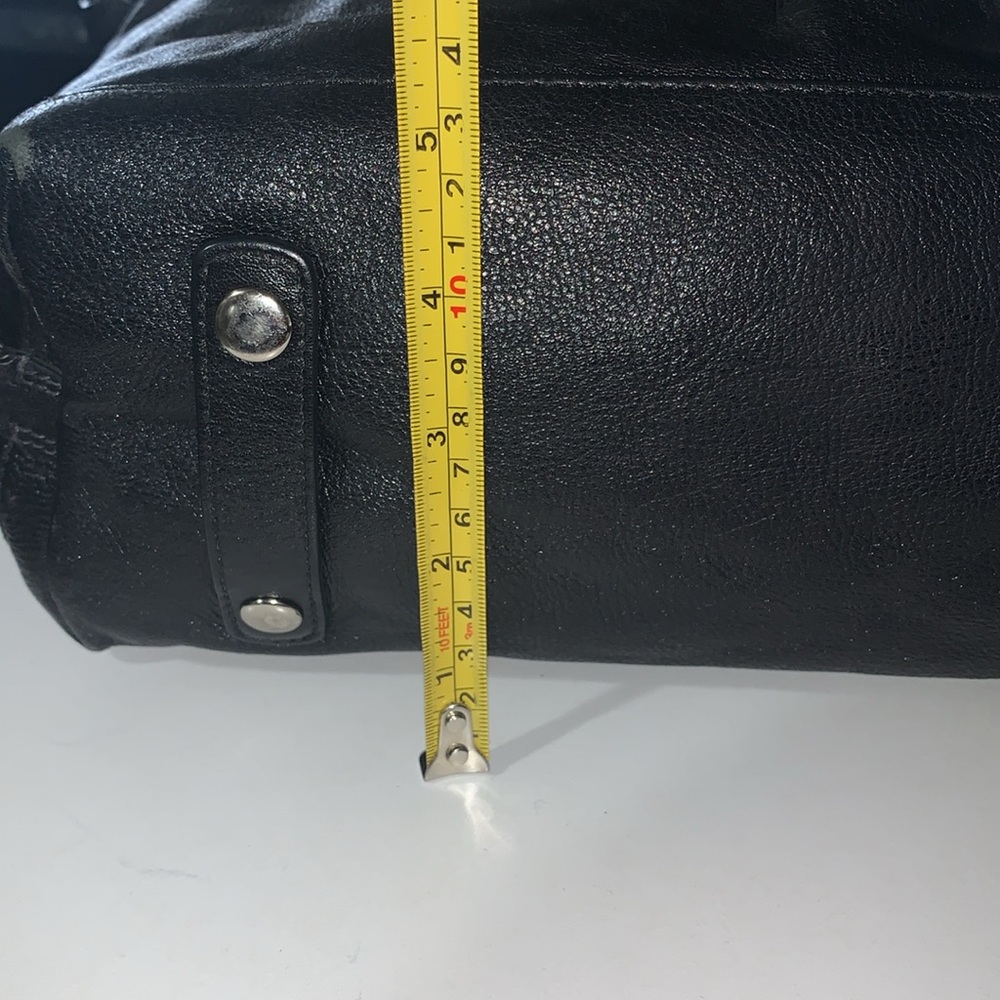Coach Black Leather Satchel - Picture 6 of 16